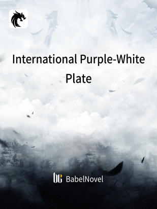 International Purple-White Plate
