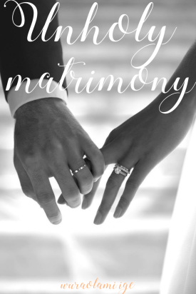 Unholy matrimony